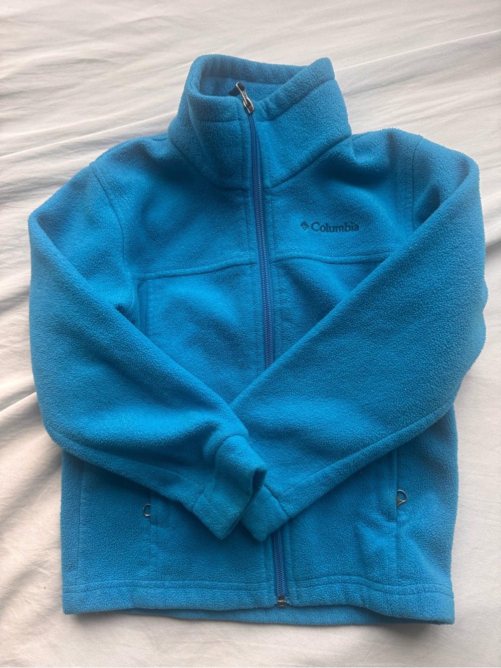 Columbia Kids Turquoise Full-Zip Fleece Jacket size 4/5